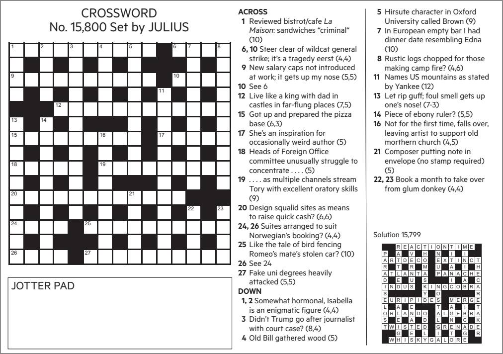 A example of the new crossword data format