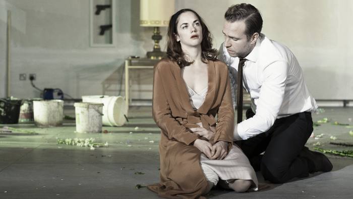 Ruth Wilson and Rafe Spall in 'Hedda Gabler'