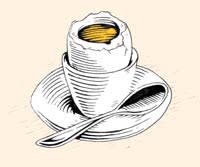 Illustration by Joe Wilson of a breakfast egg