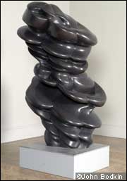Tony Cragg's bronze 'Slanted Faces'