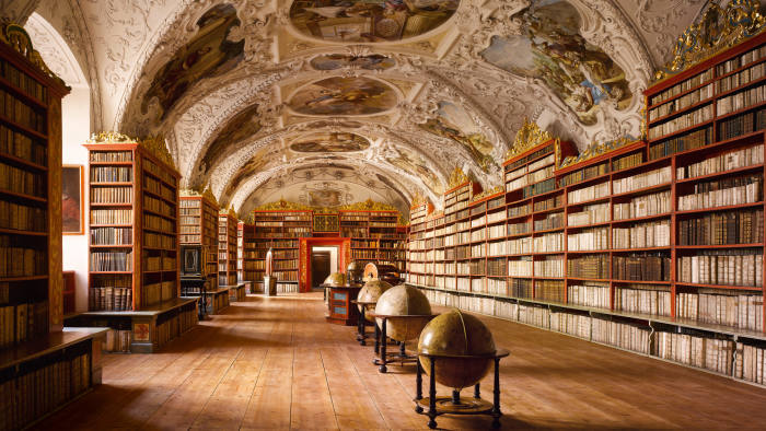 The Theological Hall at Strahov Monastery in Prague