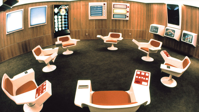 The Cybersyn operations room, from Chile