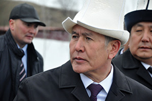 Current Kyrgyz president Almazbek Atambayev