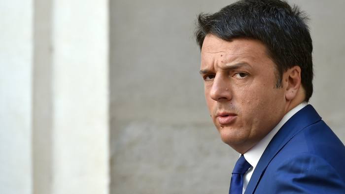 Italy's Prime minister Matteo Renzi