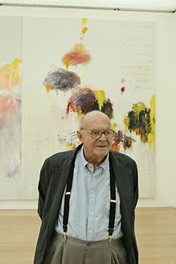 The artist in 2005 at the Twombly Gallery, part of the Menil Collection, Houston