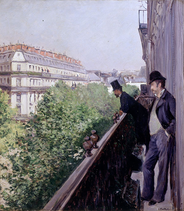 ‘Balcon, Boulevard Haussmann’ (1880); ‘Orchidées’(1893)