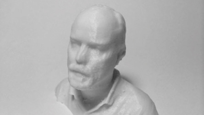 Douglas Coupland's 3D selfie