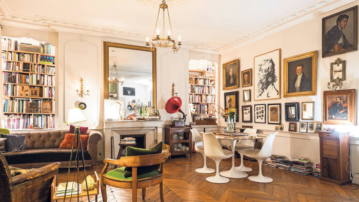 An apartment in the Marais district of Paris, with decor inspired by vintage finds and antiques 