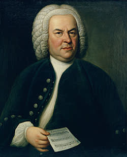 Portrait of Bach (1748) by Elias Gottlob Haussmann