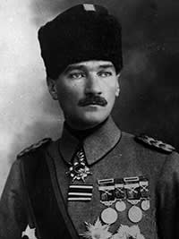 Ataturk. Mustafa Kemal — known as Ataturk or father of the Turks — who forged modern, western-facing Turkey and whose legacy Erdogan aims to supplant