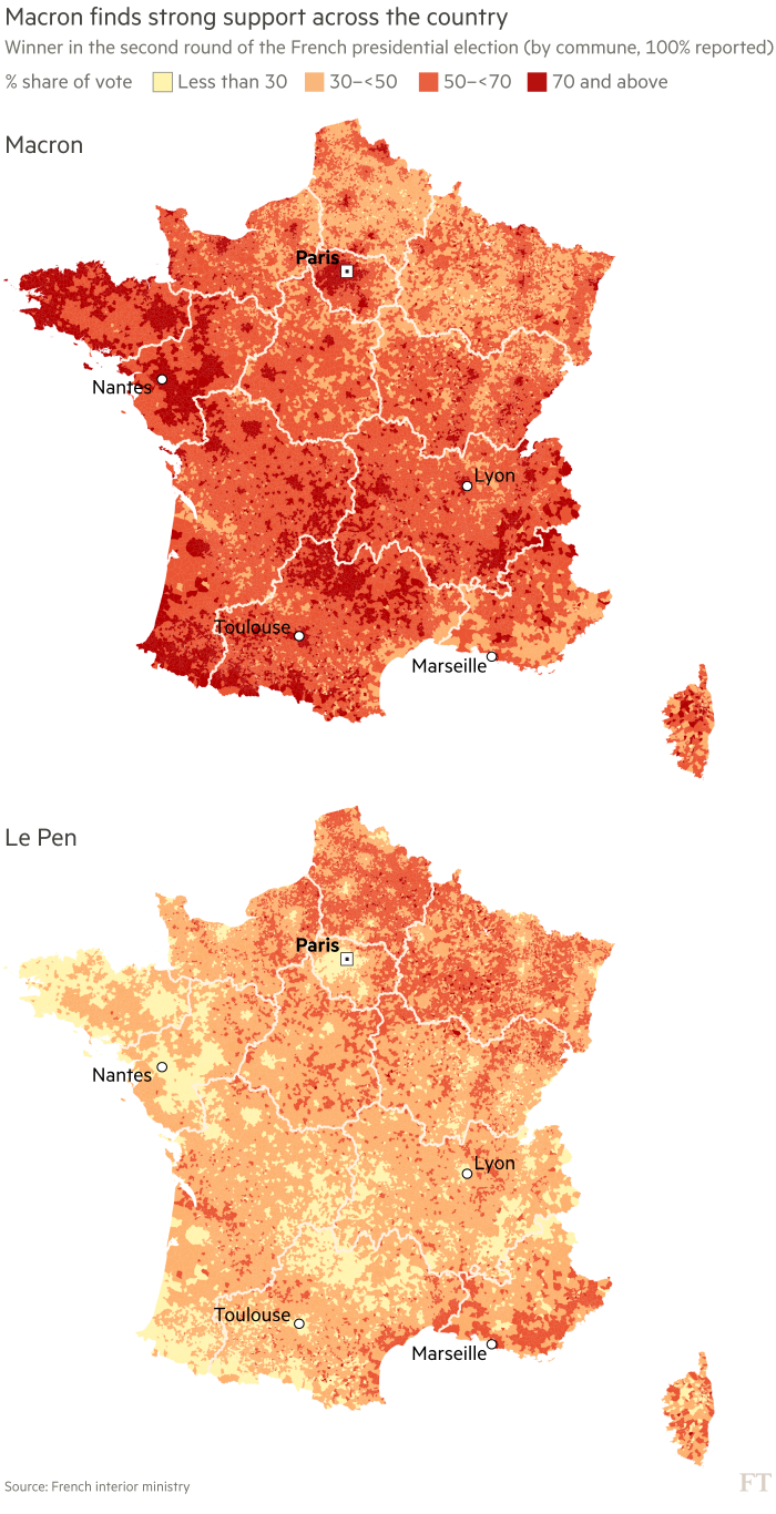 French presidential election margin of victory