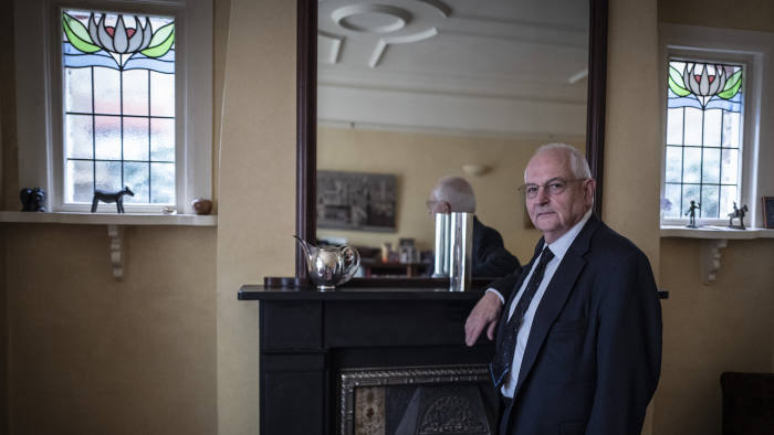 19/11/2018 Picture by Charlie Bibby/Financial Times FT Columnist, Martin Wolf, photographed at home for the seasonal appeal.