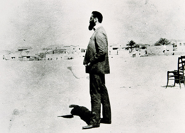 Theodor Herzl in Palestine, November 1898
