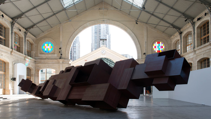 Antony Gormley’s ‘Vessel’ (2012), shown as part of ‘Follia Continua!’ in Paris