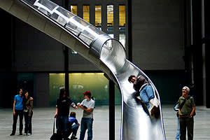 ‘Test Site’ (2006), Carsten Höller’s tubular slides at Tate Modern