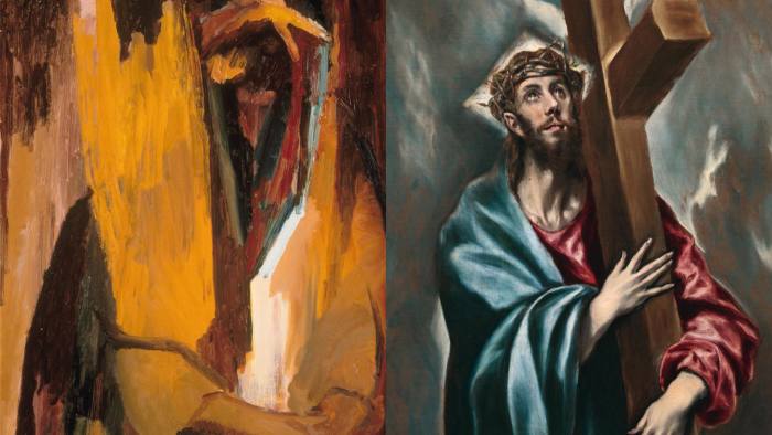 ‘Hear O Israel’ (1955) by David Bomberg and El Greco’s ‘Christ Carrying the Cross’