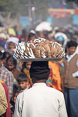 A vendor at the Sonepur fair