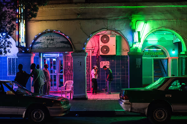 A drinking bar in Djibouti