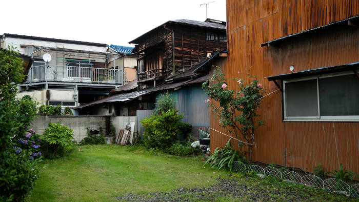Kiryu, Gunma, Japan: Town and empty houses