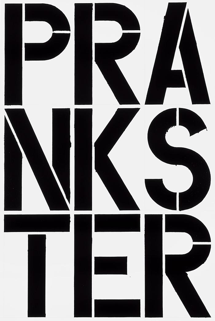 Christopher Wool Untitled, 1989 Enamel and acrylic on aluminum 96 x 64 in x 1 1/8 in (243.8cm x 162.6 cm x 2.9 cm)