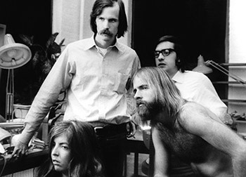 'Woodstock' (1970): Schoonmaker at work with Scorsese (far right)