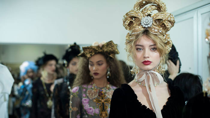 At Dolce and Gabbana's Alta Moda, the millennial is queen: show report |  Financial Times