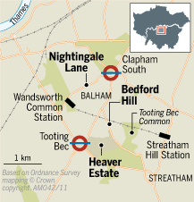 Balham map
