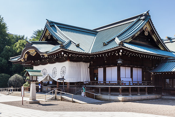 The Yasukuni shrine, which she used to visit every year