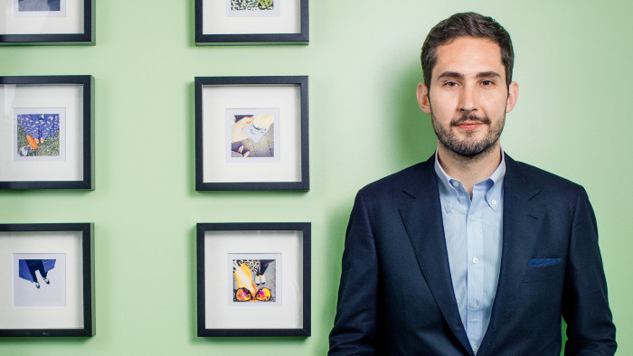 Kevin Systrom, co-founder and chief executive, at the Instagram offices at Facebook’s headquarters 