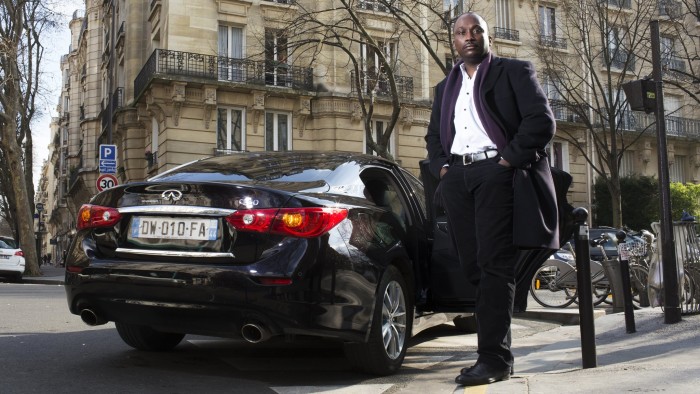 Josephe Francois, CEO of the Groupe Max which has over 100 drivers and President of 'Alternative Mobilité'. Photographed for the subject on Uber drivers by Anne-Sylvaine Chassany. Photo Magali Delporte