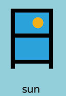 Chinese character for sun