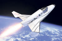 CGI of an XCOR Aerospace craft