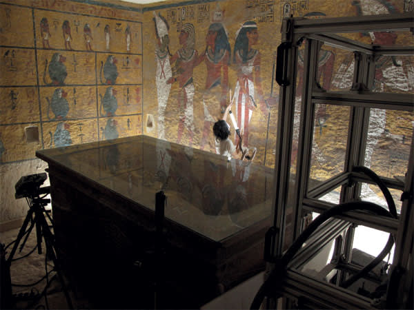 Facsimile of Tutankhamun's burial chamber