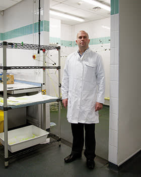 Scott Richards, senior technician, West Midlands forensic laboratory