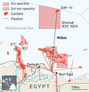 Eni gas map