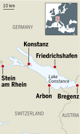 Lake Constance map