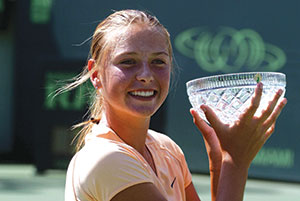 Maria Sharapova Winning the 2002 Target Cup in Key Biscayne, Florida, aged 14