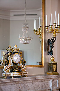 Clock in the drawing room