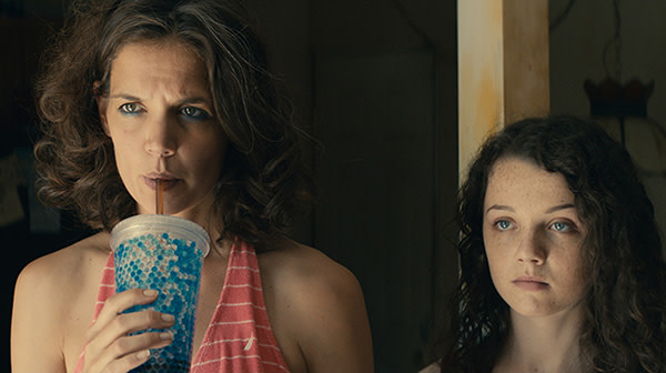 Katie Holmes and Stefania Owen in ‘All We Had’