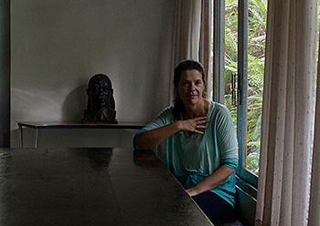 Beatriz Villas Boas in their home, 2014