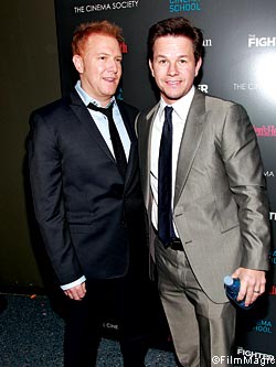 Ryan Kavanaugh with Mark Wahlberg at a screening of 'The Fighter'