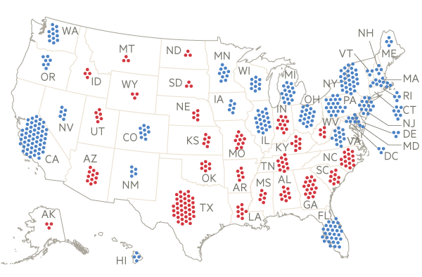 2012 US election maps