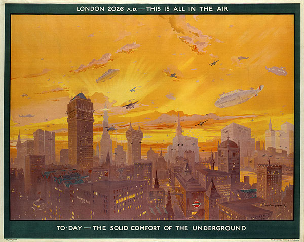 London 2026 AD_ this is all in the air, by Montague B Black, 1926