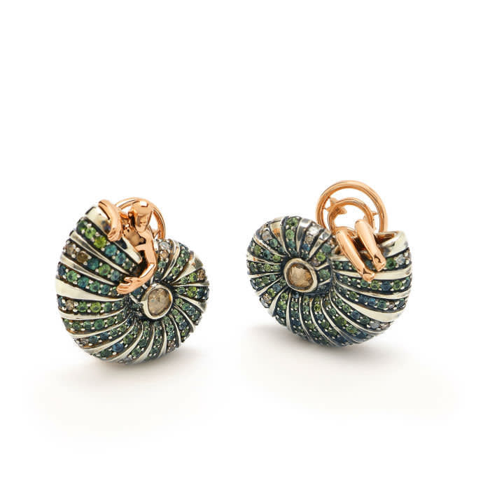 Bibi van der Velden's ‘Poseidon’s Getaway’ earrings, £7,060, bibivandervelden.com