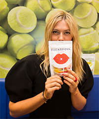 Sugarpova. Maria Sharapova's  high-end candy brand, now available in 30 markets