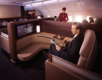 First class on Qatar