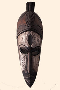 Leonard Wantchekon's African mask