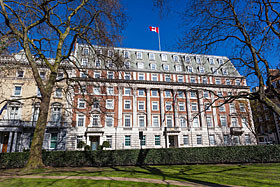 The former Canadian High Commission in Mayfair, London