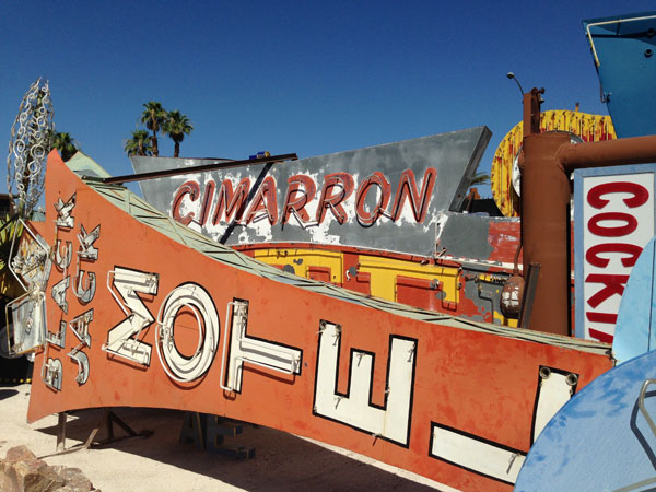 A sign at Las Vegas’s Neon Museum