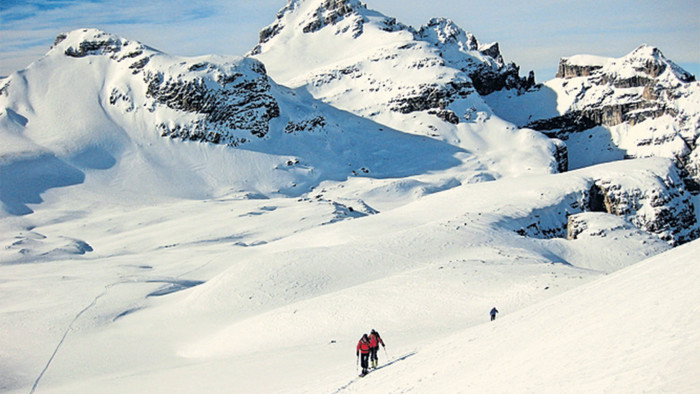 Ski touring in the Italian Dolomites